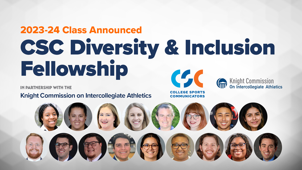 College Sports Communicators announces 2023-24 Diversity and Inclusion Fellowship class